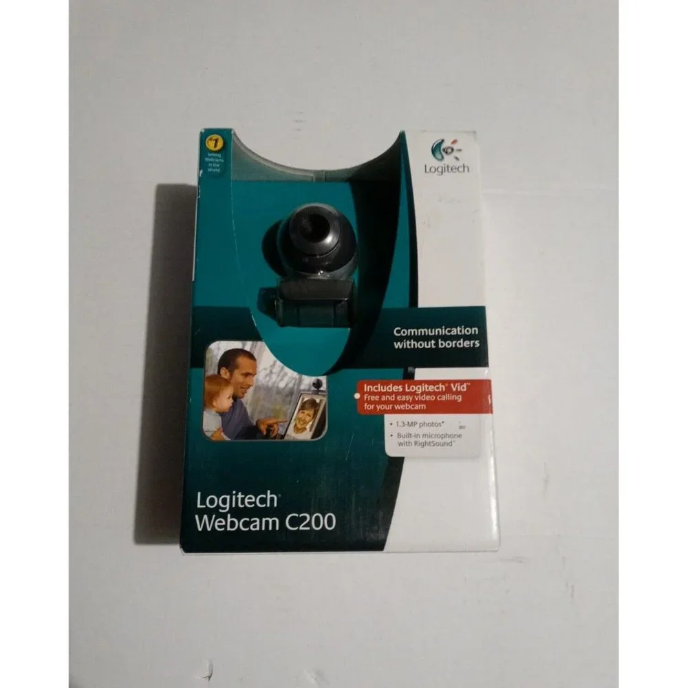 Logitech Webcam C200 Communication without bordes New